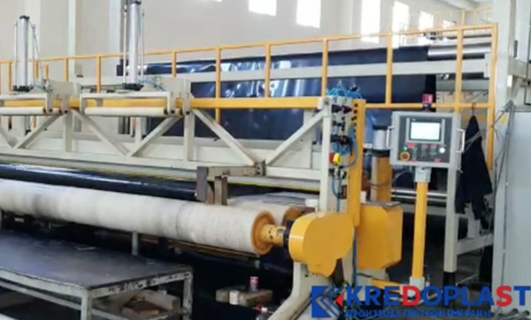 2019 russia 6000mm hdpe membrane extrusion