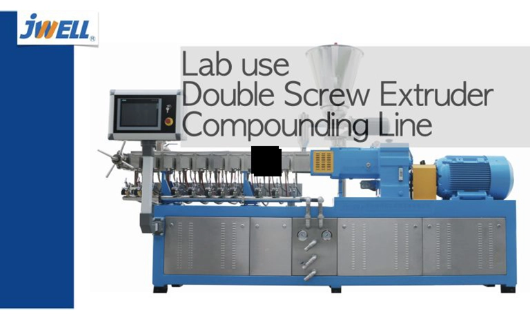 lab twin screw extruder line