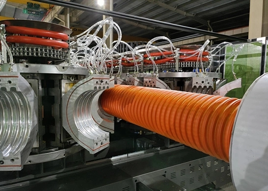 Advantages of JWELL Double Wall Corrugated Pipe Line