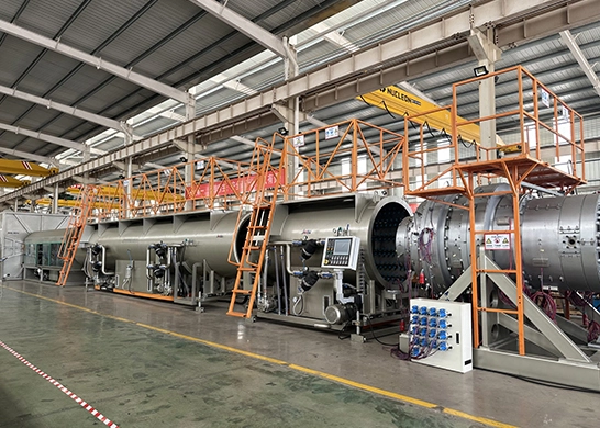 JWELL PE1600mm Large Size Pipe Extrusion Line for Egyptian Customer