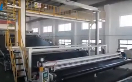 2019 Italy 8000mm HDPE Membrane Extrusion Project Video