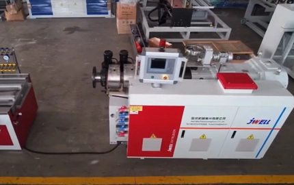 PVC Window Profile Extrusion Line Video