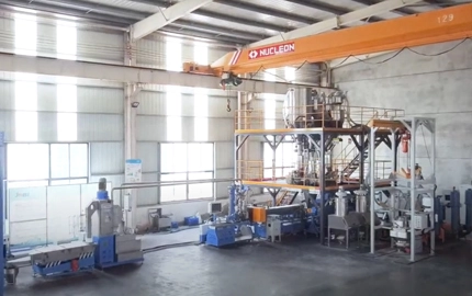 2021 Thailand 1000kg/h Black Masterbatch Extrusion Machine Video