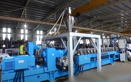 2019 Russia Maleic Anhydride Graft Extrusion Line Video