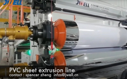 PVC Sheet Extrusion Line Video