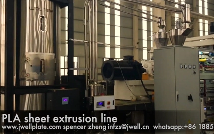 PLA Sheet Extrusion Line Video