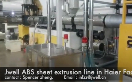 ABS Sheet Extrusion Line Video