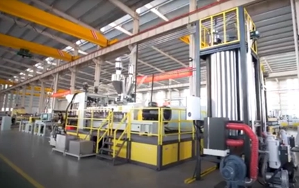 PET Sheet Twin Screw Extrusion Line Video