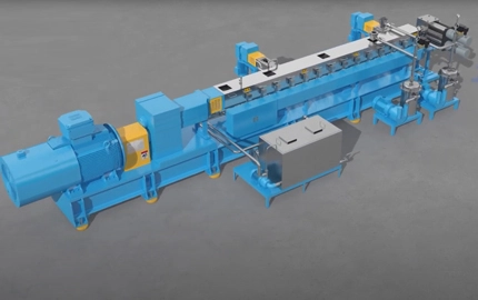 Engineering Plastics Compounding Machine Video