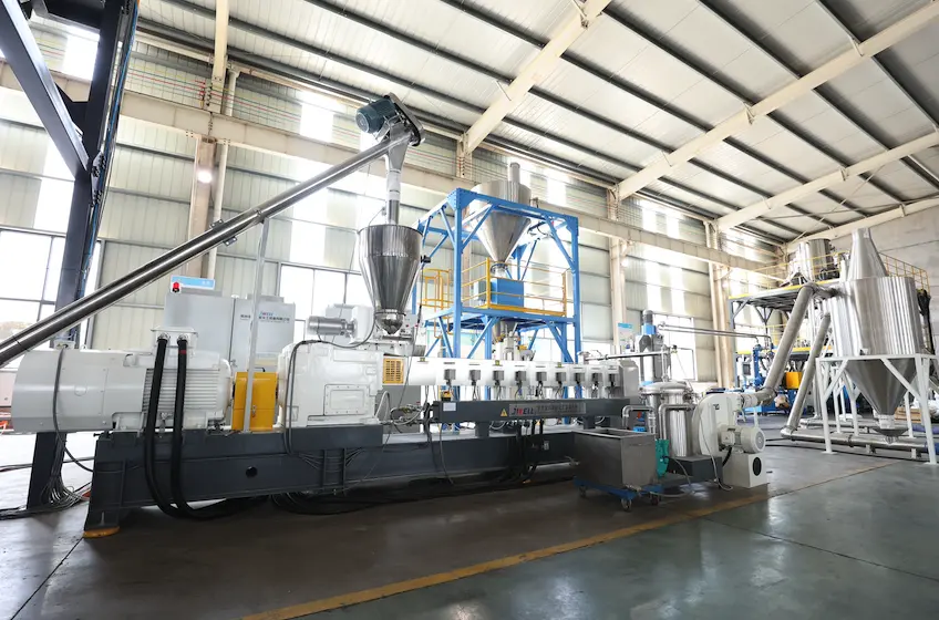 JWELL WPC pelletizing extruder line